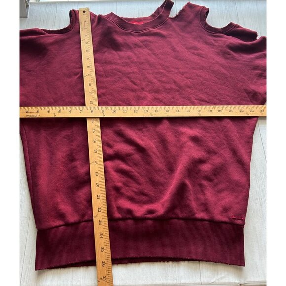 N:PHILANTHROPY Large Distressed Cutout Shoulder Sweater - Picture 9 of 13